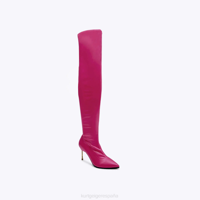 Kurt Geiger mujer barbacana de Londres sobre la rodilla 2LPR413 | calzados fucsia